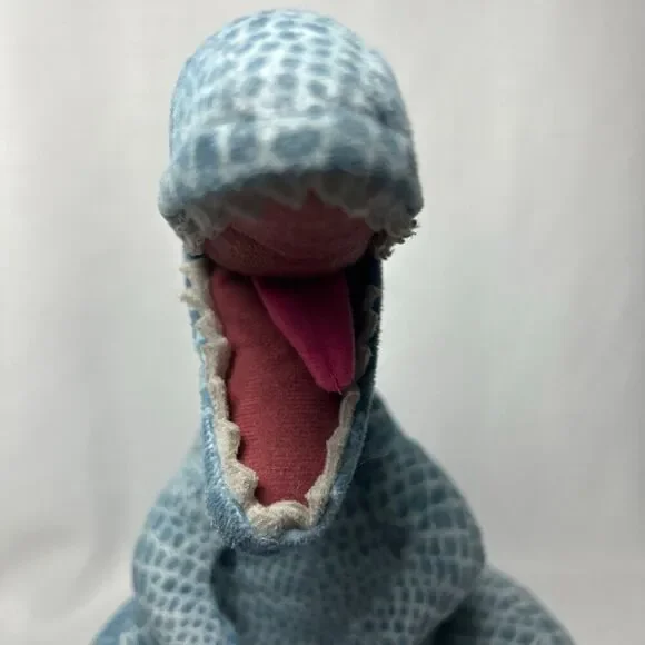 Jurassic Park World Blue Velociraptor Dinosaur Plush Stuffed Animal 14” Raptor - Picture 5 of 10